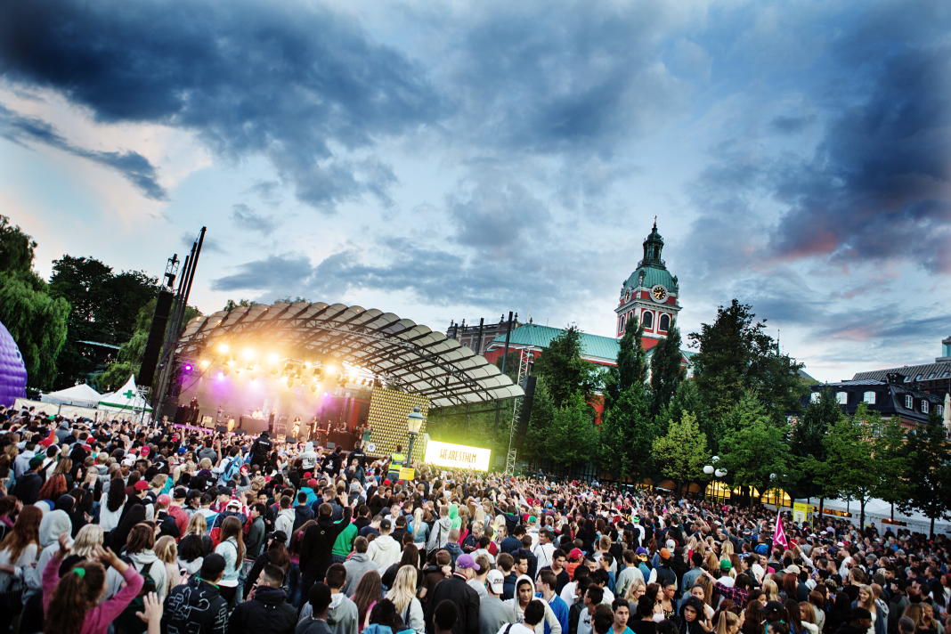 Stadtfest Mitte August "Stockholms Kulturfestival" und "We Are Sthlm"