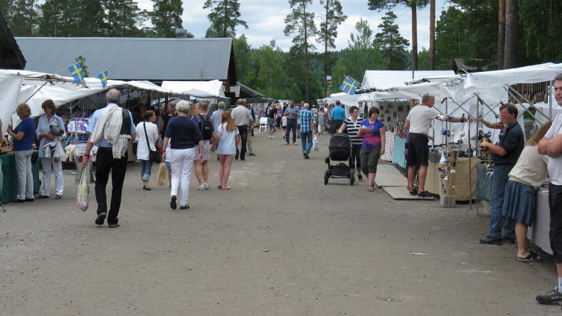 Handwerksmesse und Gammelvala in Brunskog