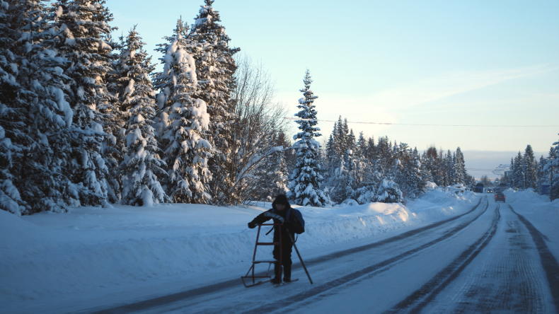 Lappland im Winter