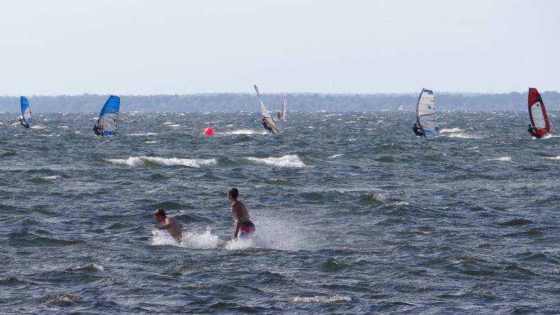 Windsurfen in Schweden