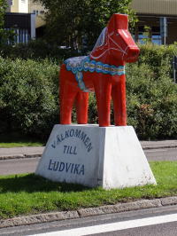 Dalapferd in Ludvika