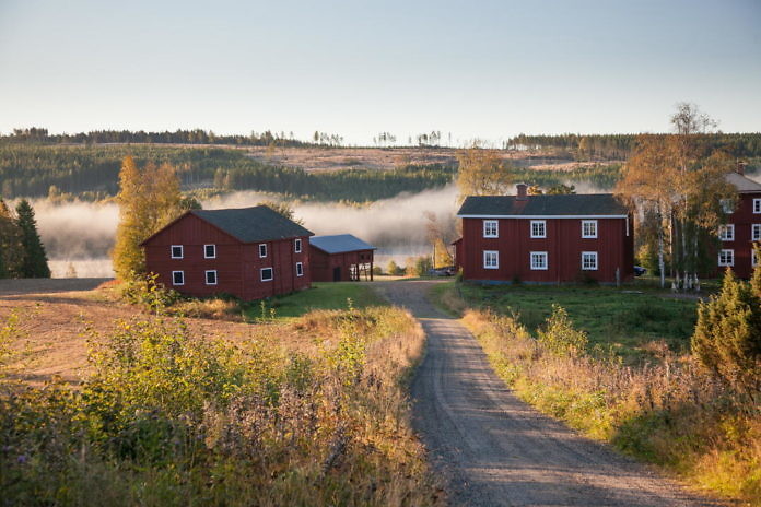 Die Bauernhöfe in Hälsingland ("Hälsingegårdar")