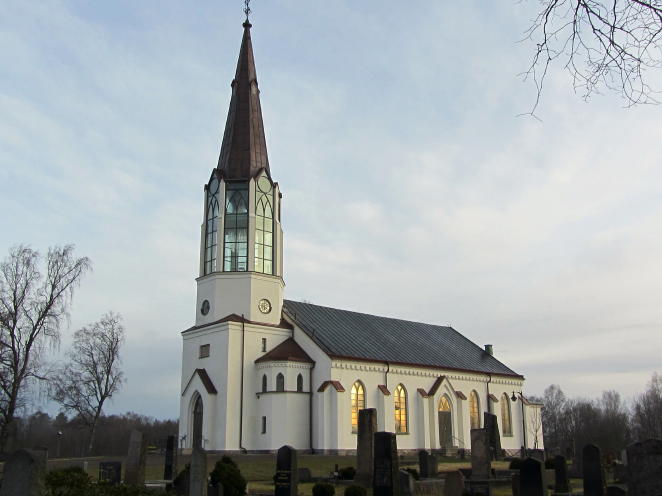 Lichtkirche: Skallsjö kyrka in Floda