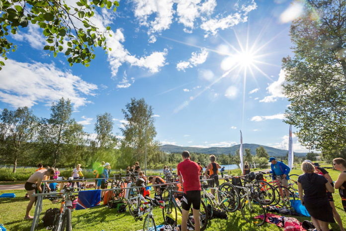 Laponia Triathlon in Gällivare lockt Teilnehmer aus der ganzen Welt Laponia Triathlon in Gällivare lockt Teilnehmer aus der ganzen Welt