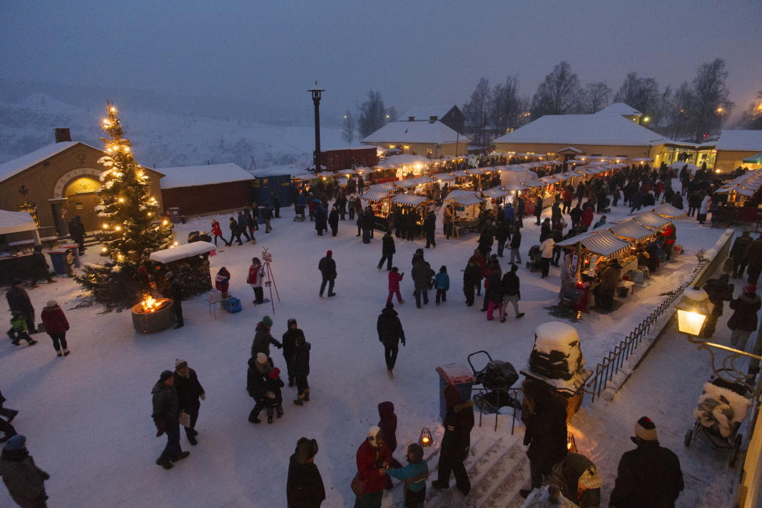Weihnachtsmarkt in Falun